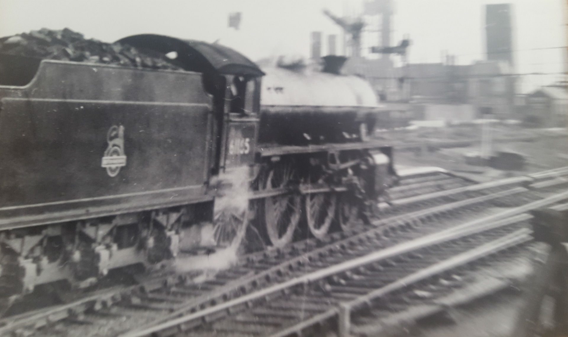 B1 Loco leaving Stairfoot to Doncaster mid 1950's