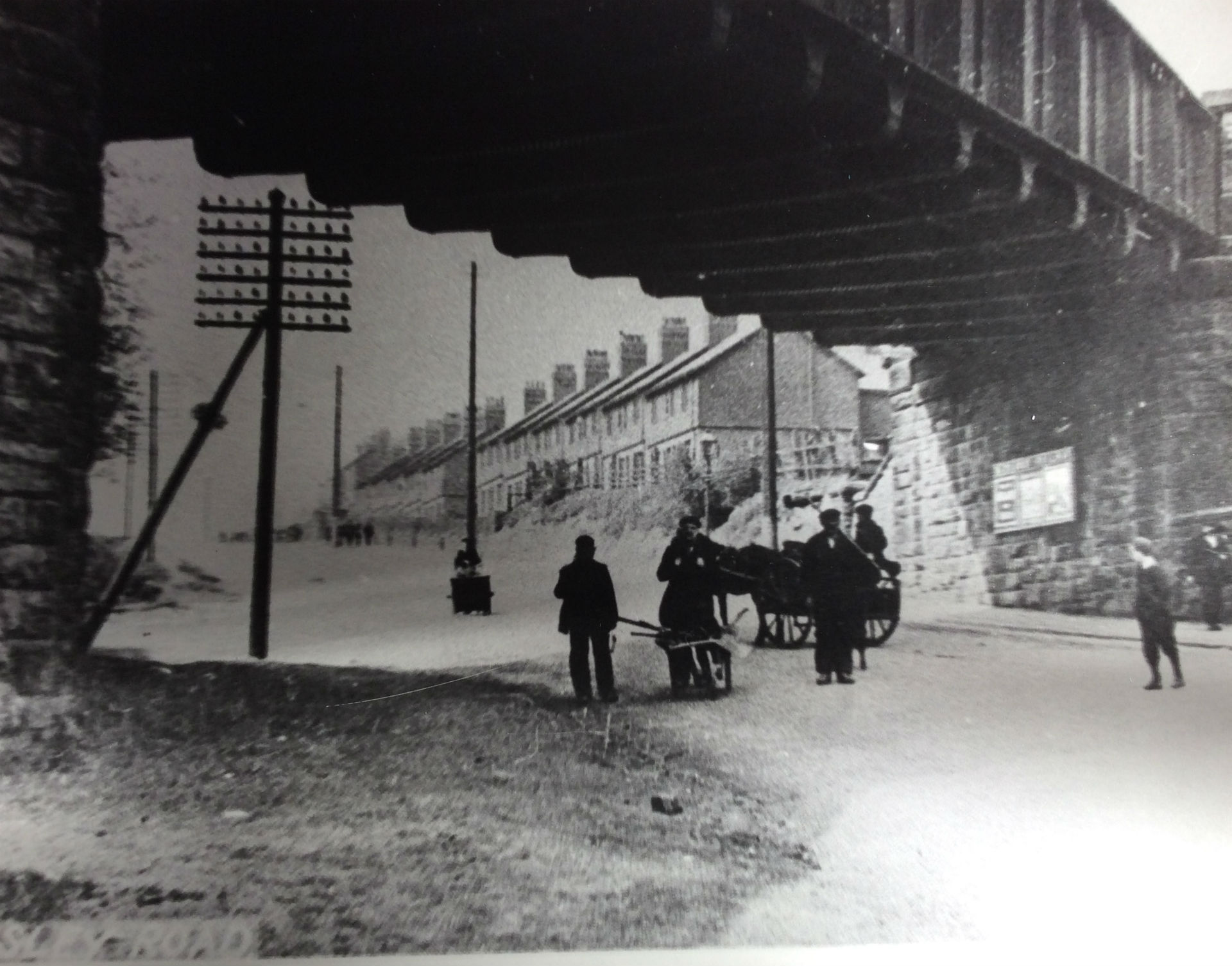 Railway Bridge Doncaster Road early 1900s
