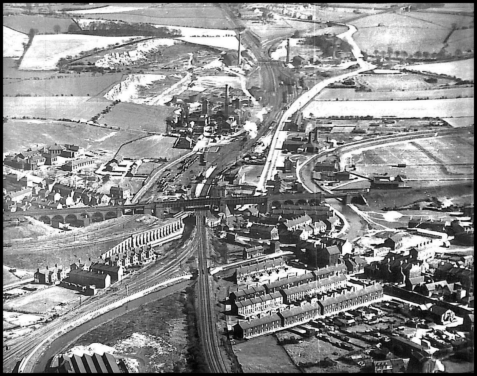 Stairfoot Aerial Picture April 1951